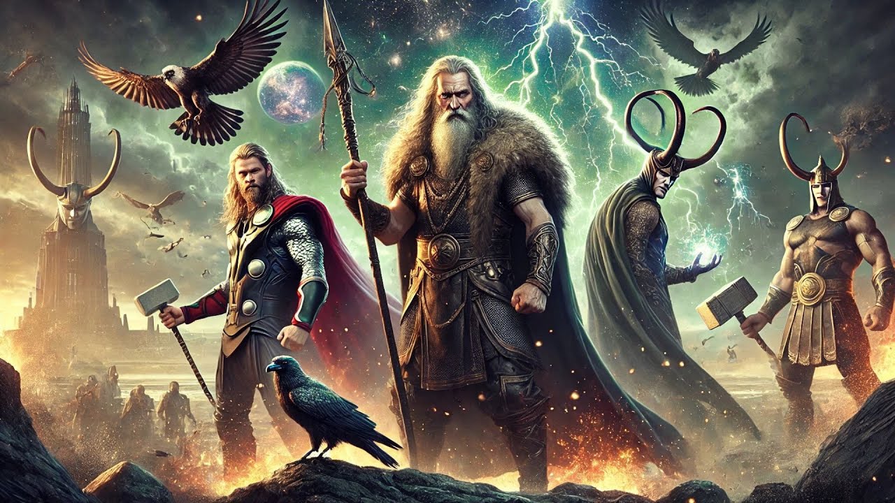 Hvem Var De Norrøne Gudene  Odin, Thor, Loki