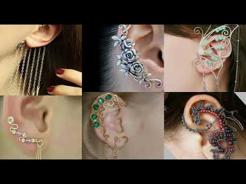 Very very stylish hair rings design ideas stone white silver jewellery  designing light wait ideas - YouTube