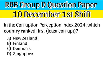RRB Groep D Evaluatie 1e Shift 10 december 2025 | RRB Groep D Analyse 2025