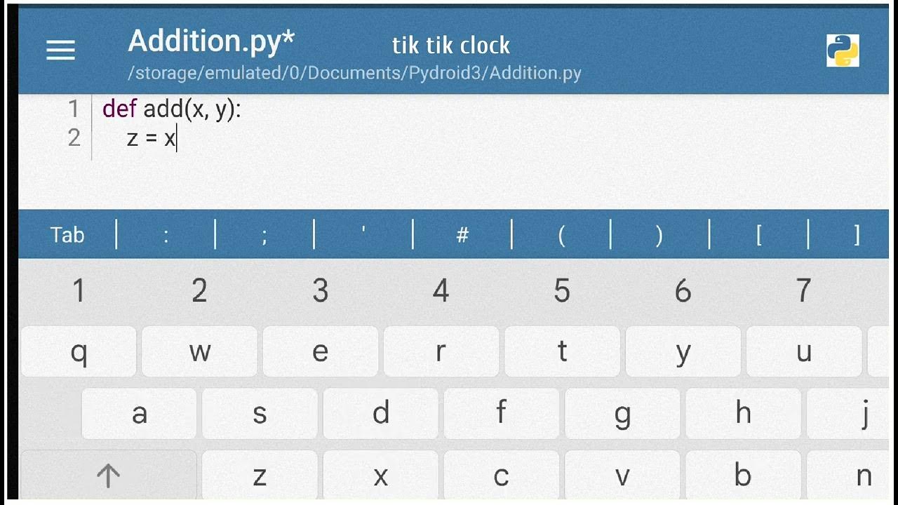 Addition of two numbers - Python - YouTube