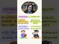 Hochschule vs. Universität #deutsch #learning #lernen #university #learn #german #vocabulary #aleman