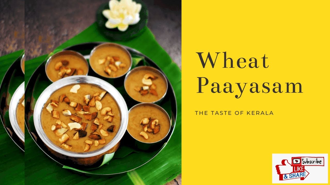 Gothambu Payasam Kerala Style Wheat Payasam YouTube