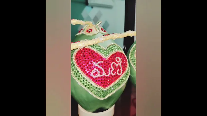 #coconut decoration for wedding#kobbaribondam decoration for wedding#shorts#coconut decoration#
