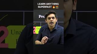 How to Learn ANYTHING 10X Faster than Others🔥 | Prashant Kirad
