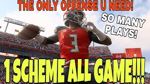 ONLY PASS SCHEME YOU NEED! SO MANY MONEY PLAYS IN 1 FORMATION U CAN RUN IT ALL GAME! Gameplay Tips