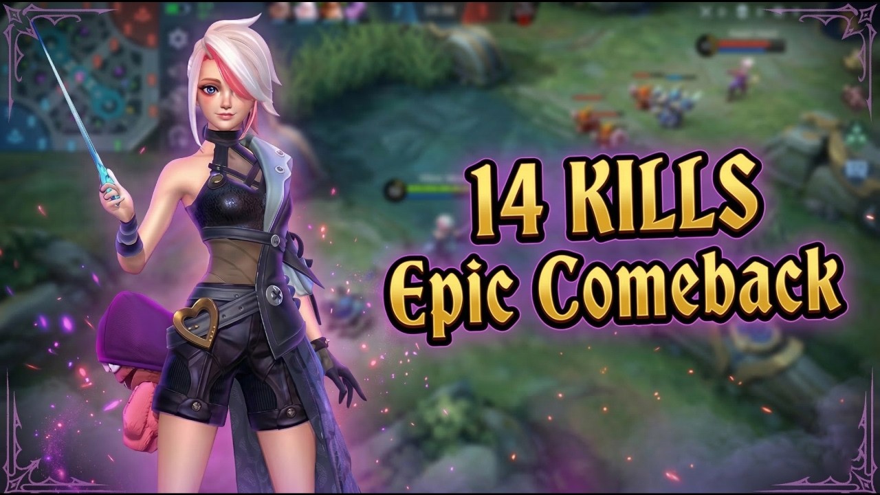 NEVER SURRENDER! Melissa Epic Comeback Gameplay | 14 KILLS | #mobilelegends