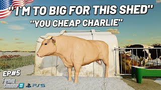 This Bull Is Too Big - Stone Valley 22 - Farming Simulator 22 - PS5 - EP#5