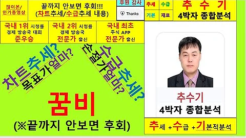 꿈비(407400) 4박자종합분석및 향후주가전망 추수기(추수) 전문가