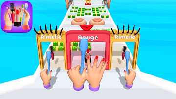 ROUTINE RUN game HIGH SCORE LEVEL 🌈💇‍♀️💋 Gameplay All Levels Walkthrough iOS Android New Game 3D