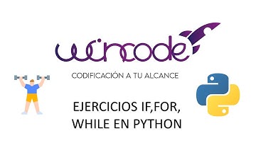 Ejercicios en python if, for, while