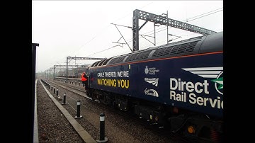 0A99 Stafford to Rugby Direct Rail Services 57307 Lady Penelope at Rugby 28.5.2013