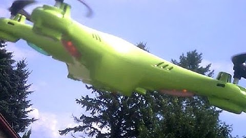 Syma X5HW RTF TEST NO CHARGE Quadocpter Altitude Hold Drone=