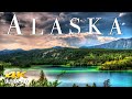 FLYING OVER ALASKA (4K UHD) - Relaxing Music With Stunning Beautiful Nature (4K Video Ultra HD)