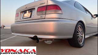 I Bought A Yonaka Exhaust 9200 For My Civic EX (Sound Clips)