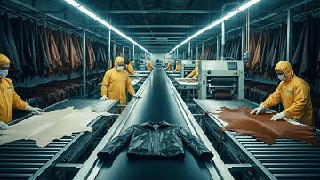 Inside the Leather Jacket Factory – (Full Process) How Million-Dollar Jackets Are Made