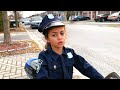 Heidi Dress Up as Police Officer and Show Zidane How to Save Natural | Heidi and Zidane Kids Fun