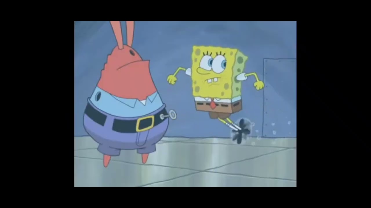 Mr krabs cries and floods the Mint, Than Pearl cries too