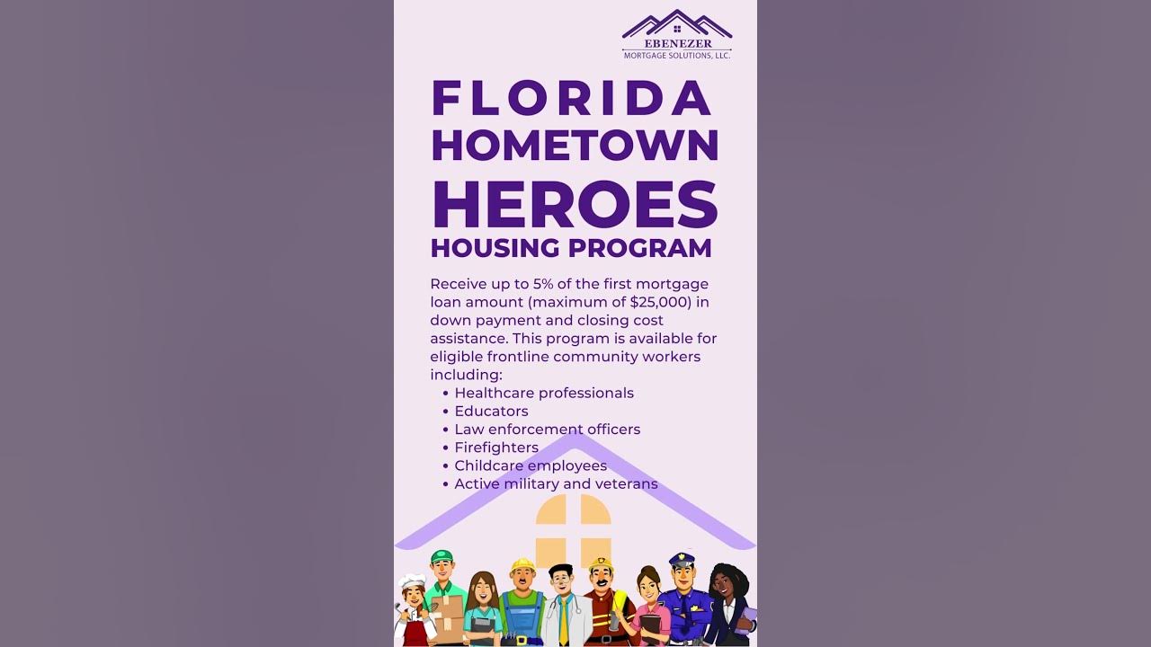 Florida Hometown Heroes Housing Program Ebenezer Mortgage Solutions 