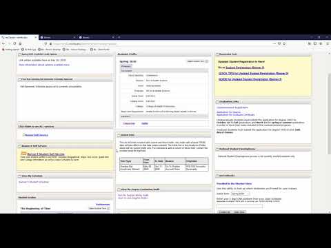 myWSU myClasses Tab Overview