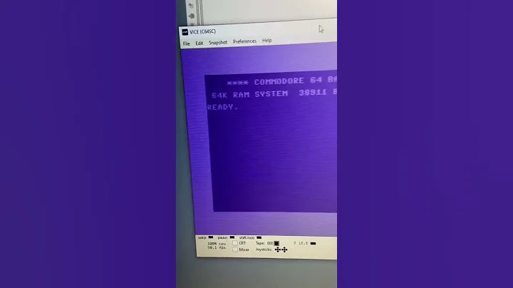 A Commodore 64 emulator #C64 #VICE #commodore64