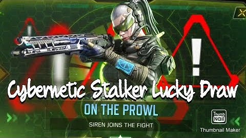 *NEW*Cybernetic Stalker draw on the prowl in Cod mobile Codm