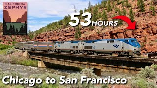 Amtrak California Zephyr  the most SCENIC ride in the USA