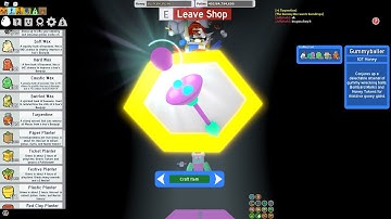 Crafting the Gummyballer in Bee Swarm Simulator