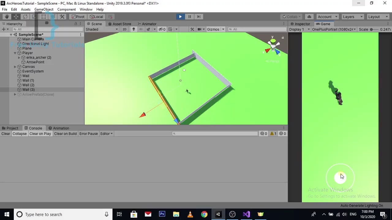 ArcHeros Android Game Unity3d Tutorial part 2 #liveStream - YouTube