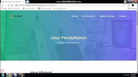 PPDB Tahun Ajaran 2021/2022 Provinsi Sumatera Utara