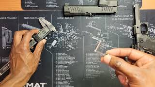 Fitting an extended slide release/stop to my Staccato P.  My Staccato finally feels like my Glock