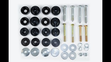 1974 - 1981 #Chevy #Camaro and #Pontiac #Firebird Body Mount Bushing Kit