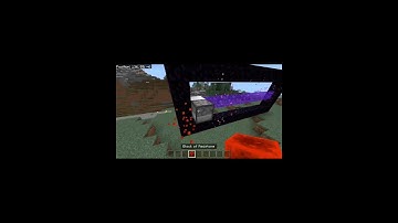 Illegal Portal Glitch | Minecraft #shorts #Mc #Minecraft