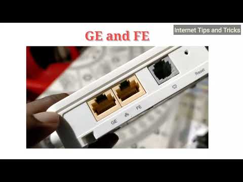 GE and FE port difference | Internet Tips and Tricks