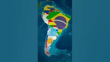 Countries of South America !! #geography #geographyfacts #southamerica #geographymap #map #worldmap