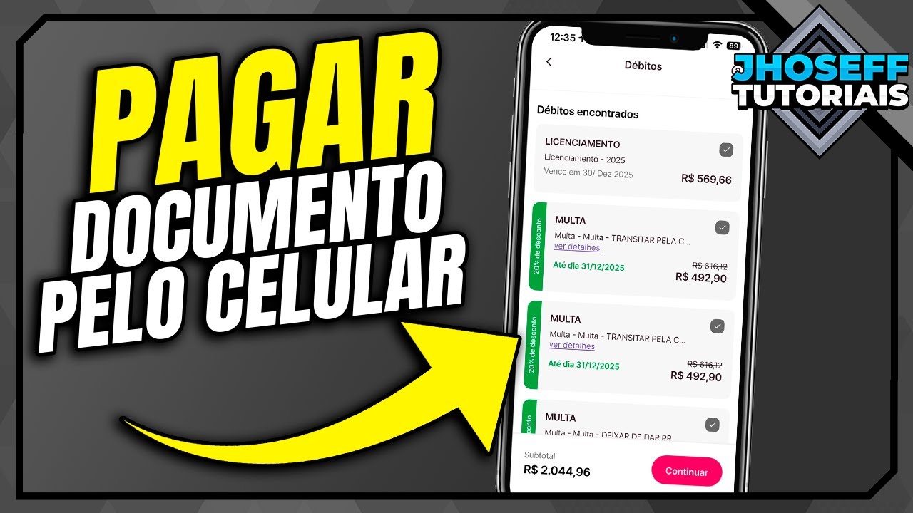 Como PAGAR o IPVA e DOCUMENTO do CARRO ou MOTO pelo CELULAR – parceiro do DETRAN