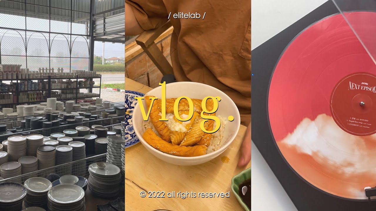 Vlog ep97 - ร้านเซรามิค, NEXT EPISODE vinyl, daily life in Chiang Rai #elitelab_