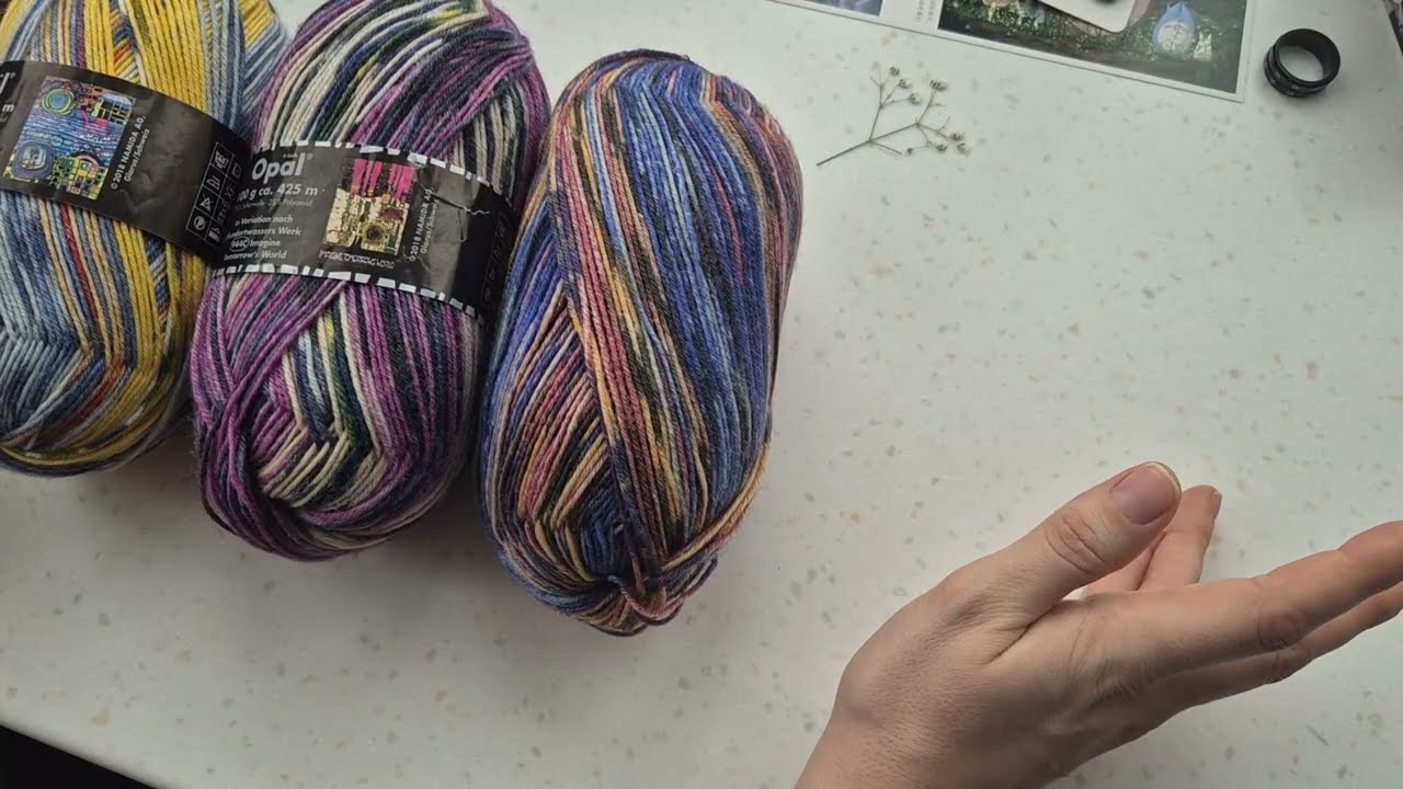 Вязальный подкаст. Март 2026. Носочная пряжа Opal. (Обзор)