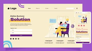 Responsive Website Using HTML CSS & JavaScript |  Business Website