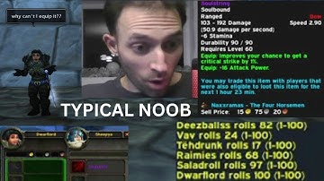 Why Noobs Win ALL The Loot (in Classic WOW)