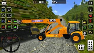 Accident Car Rescue Crane Driving | Bus Simulator Indonesia | Jcb Games - Android Gameplay  screenshot 4