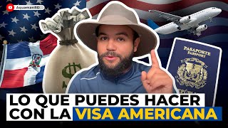 Los dominicanos 🇩🇴 podemos hacer esto y más con la VISA AMERICANA ✈️ 🇺🇸💰 #VisaAmericana #RD