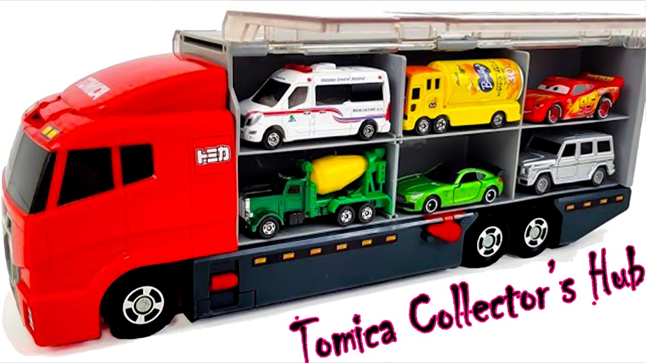 トミカ☆世界の高級な車のミニカーを開封してコンボイへ収納☆ホンダ NSX｜Tomica Worlds Luxury Car minicars opening !