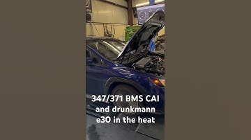 22 WRX BMS cold air and Drunkmann E30 tune.