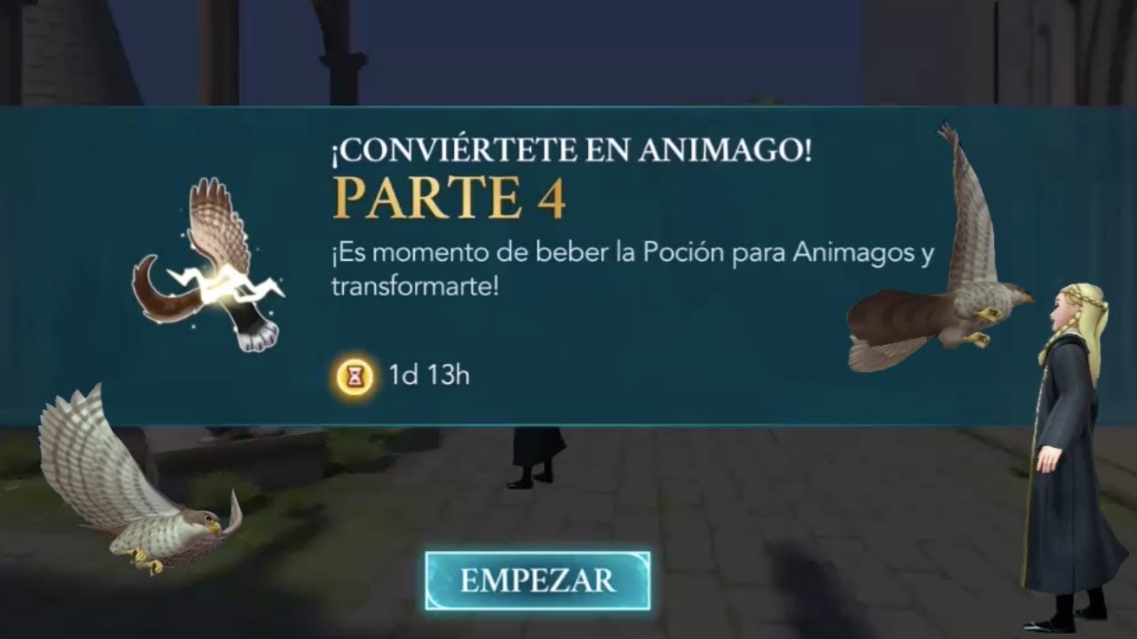 🦅 Conviértete en Animago (Parte 4) | Harry Potter: Hogwarts Mystery ...