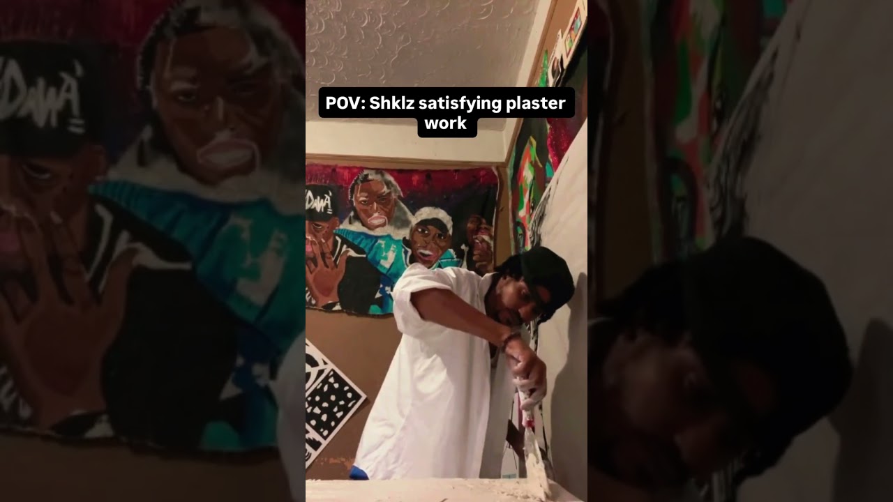 POV: Shklz satisfying plaster work 