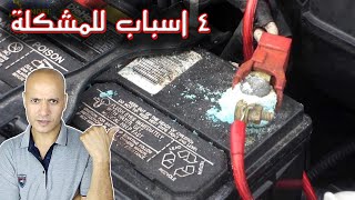 Reasons for salting the car battery terminals  corrosion