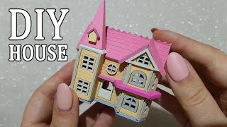 DIY pink tiny dollhouse