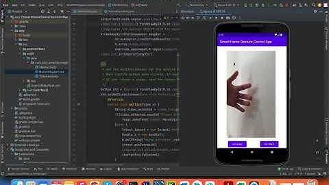 Smart Home Gesture Control App Demo Video