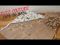 Tuto couture cape de bain