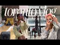 48 HOURS IN TORONTO VLOG! | Shooting with Luxy Hair, Crazy Travel Days, Being Homesick